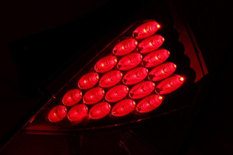 ANZO 2003-2005 Nissan 350Z LED Taillights Red ANZO Tail Lights AXOPROS