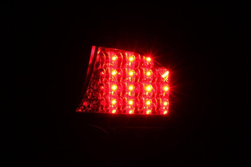 ANZO 2004-2005 Honda Civic LED Taillights Black ANZO Tail Lights AXOPROS