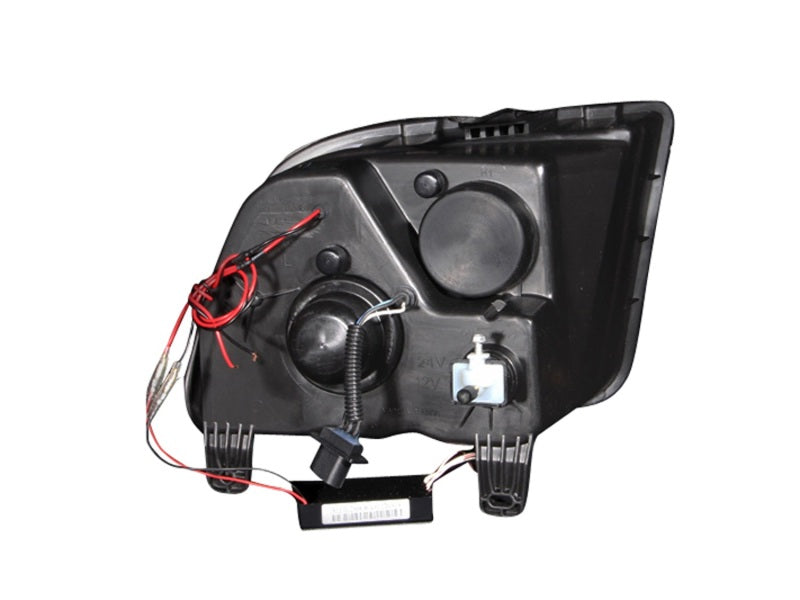ANZO 2005-2009 Ford Mustang Projector Headlights w/ Halo Black ANZO Headlights AXOPROS