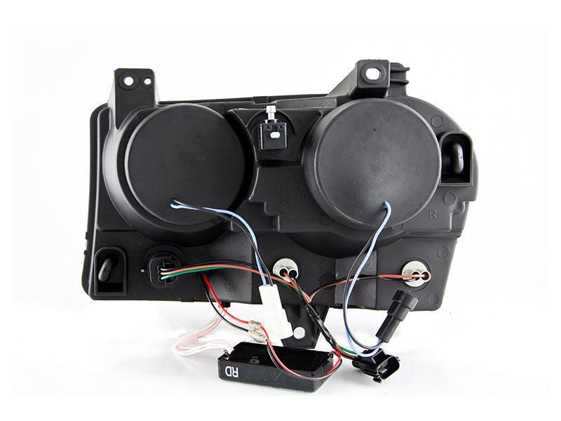 ANZO 2005-2010 Chrysler 300 Projector Headlights w/ Halo Black (Does Not Fit S Models) ANZO Headlights AXOPROS