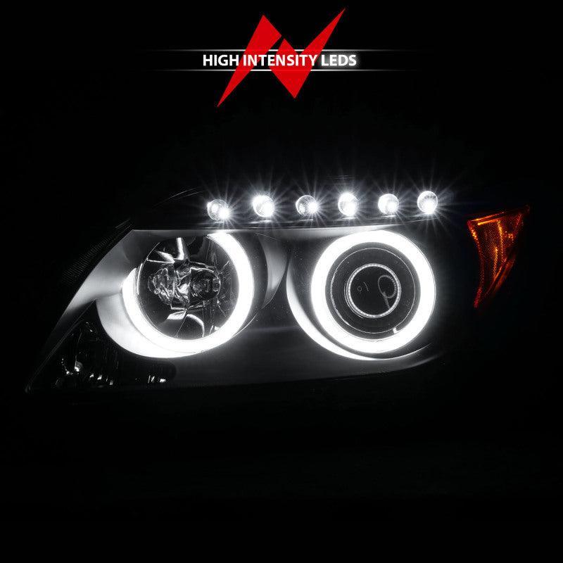 ANZO 2005-2010 Scion Tc Projector Headlights w/ Halo Black (CCFL) ANZO Headlights AXOPROS
