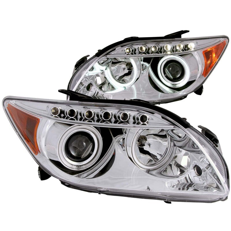 ANZO 2005-2010 Scion Tc Projector Headlights w/ Halo Chrome (CCFL) ANZO Headlights AXOPROS