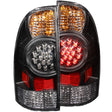ANZO 2005-2015 Toyota Tacoma LED Taillights Black ANZO Tail Lights  AXOPROS