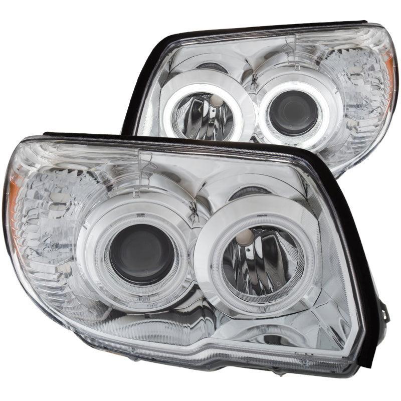 ANZO 2006-2009 Toyota 4Runner Projector Headlights w/ Halo Chrome ANZO Headlights AXOPROS