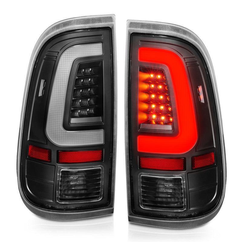 ANZO 2008-2016 Ford F-250 LED Taillights Black Housing Clear Lens (Pair) ANZO Tail Lights  AXOPROS