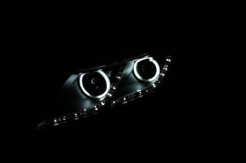 ANZO 2011-2013 Kia Optima Projector Headlights w/ Halo Black (CCFL) ANZO Headlights AXOPROS