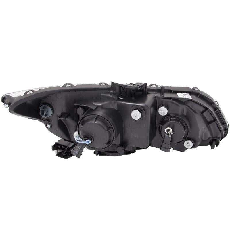 ANZO 2012-2015 Honda Civic Projector Headlights w/ U-Bar Black ANZO Headlights AXOPROS