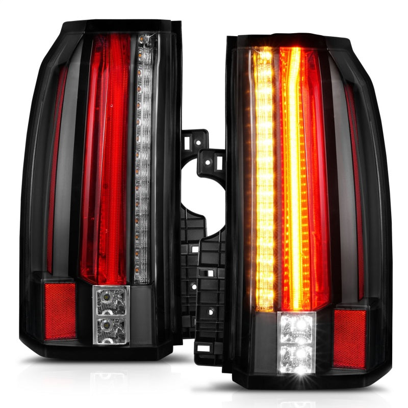 ANZO 2015-2017 GMC Yukon/Yukon XL LED Taillights Black ANZO Tail Lights  AXOPROS