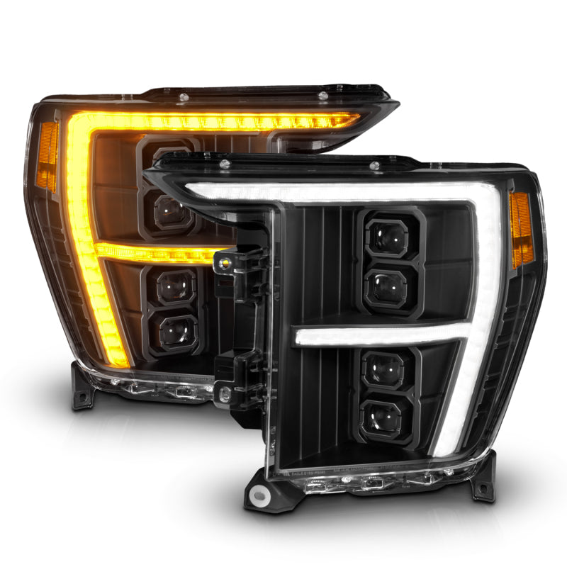 ANZO 21-23 Ford F-150 (w/Factory Halogen) Z-Series Full LED Proj Headlights - Pass. Side ONLY ANZO Headlights AXOPROS