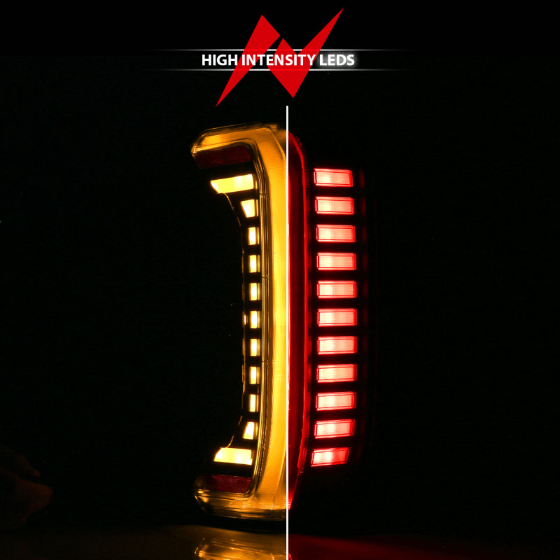 ANZO 22-24 Toyota Tundra (Does Not Fit LED Seq. Models) Z-Series Full LED Tail Lights - Pair ANZO Tail Lights AXOPROS