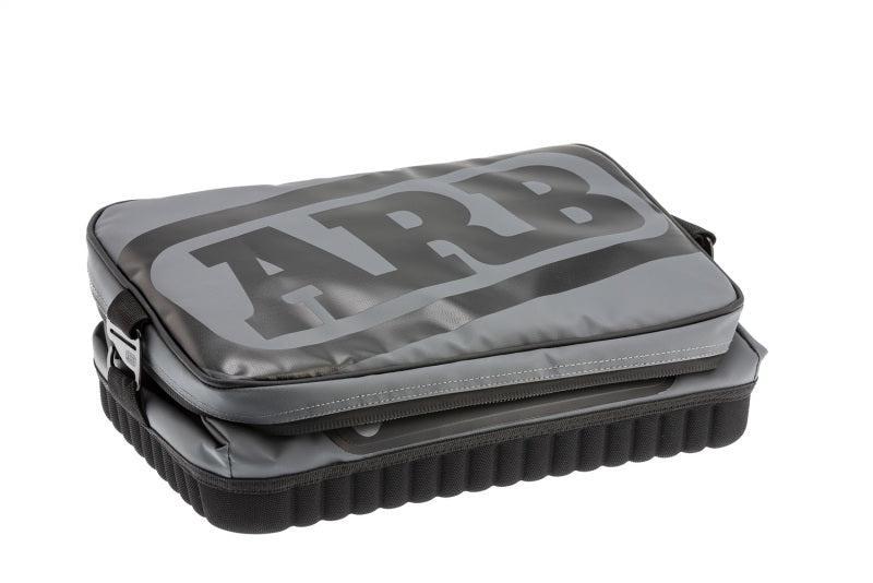 ARB Cooler Bag Charcoal w/ Red Highlights 15in L x 11in W x 9in H Holds 22 Cans ARB Tow Straps AXOPROS