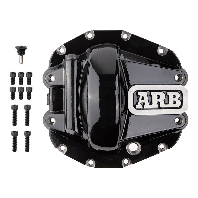 ARB Diff Cover Jl Ruibcon Or Sport M220 Rear Axle Black ARB Diff Covers  AXOPROS