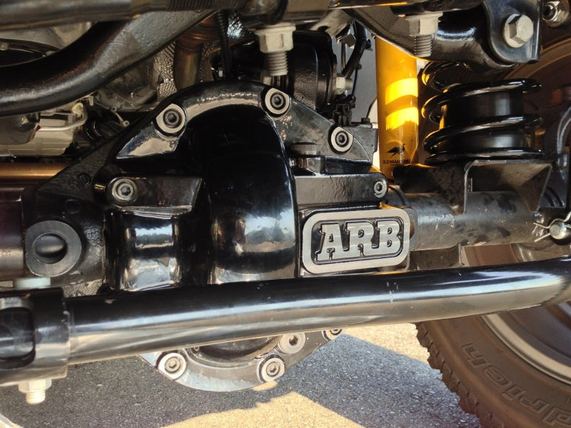ARB Diff Cover Jl Sport Front Blac M186 Axle Black ARB Diff Covers  AXOPROS