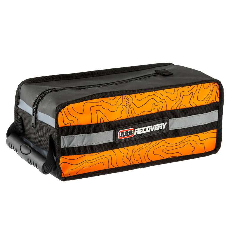 ARB Micro Recovery Bag Orange/Black Topographic Styling PVC Material ARB Tow Straps AXOPROS