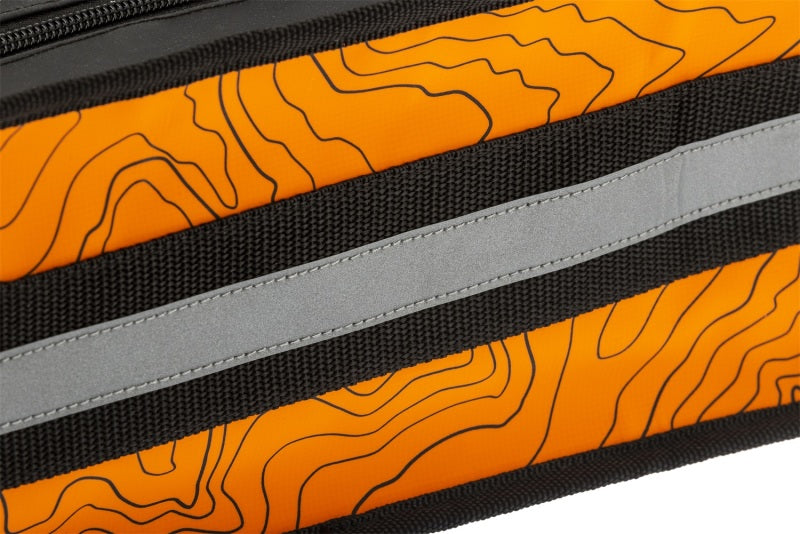 ARB Micro Recovery Bag Orange/Black Topographic Styling PVC Material ARB Tow Straps AXOPROS