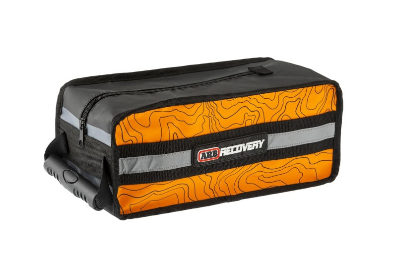 ARB Micro Recovery Bag Orange/Black Topographic Styling PVC Material ARB Tow Straps AXOPROS