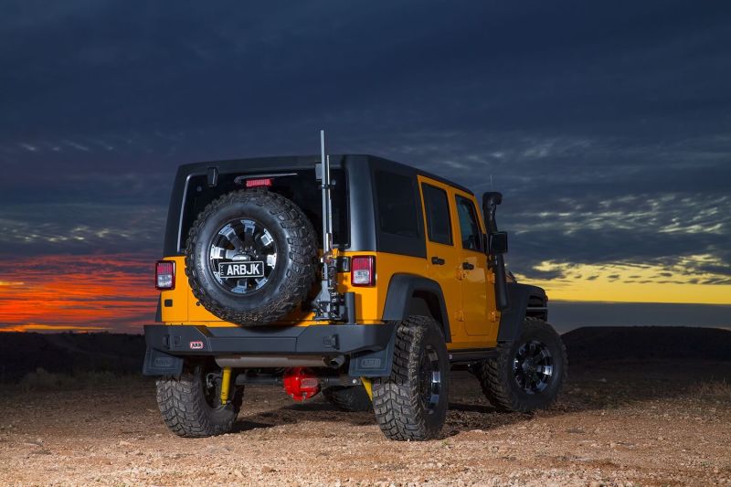 ARB Rear Bar Textured Blk Jk Jeep ARB Bumpers - Steel AXOPROS