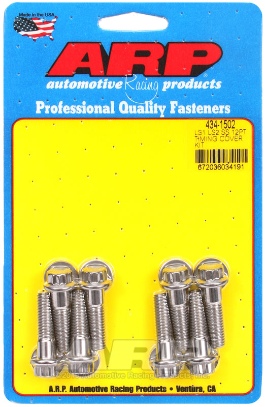 ARP Chevy LS1 LS2 SS 12pt Timing Cover Bolt Kit ARP Hardware Kits - Other AXOPROS