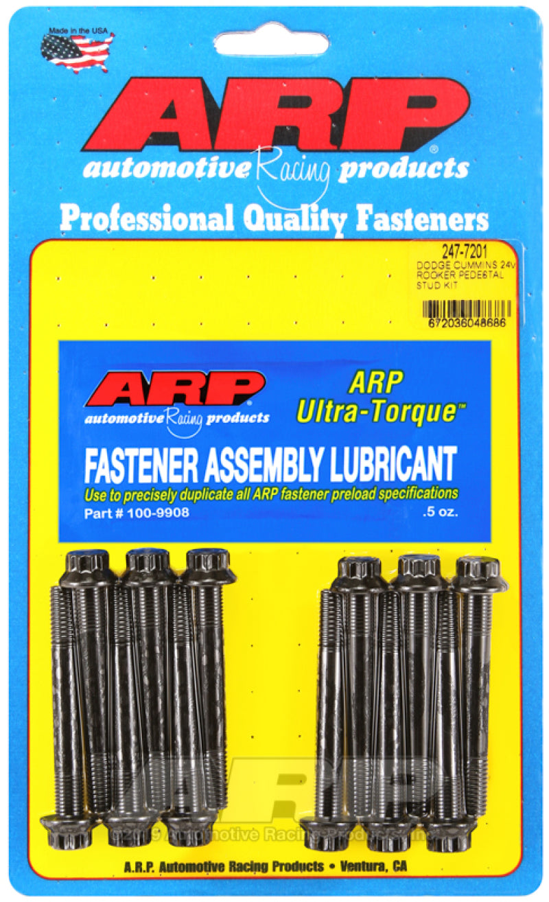ARP Dodge Cummins 24V Rocker Pedestal Rocker Stud Kit ARP Hardware Kits - Other AXOPROS