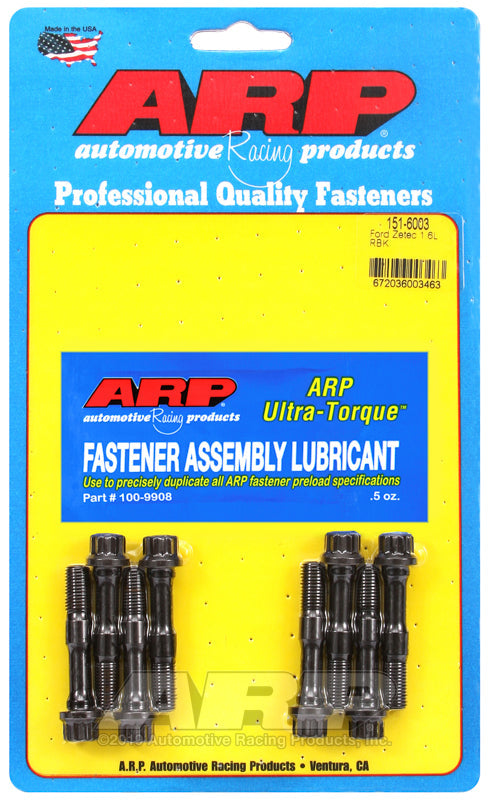 ARP Ford Zetec 1.6L M8 Rod Bolt Kit ARP Rod Bolt Kits AXOPROS