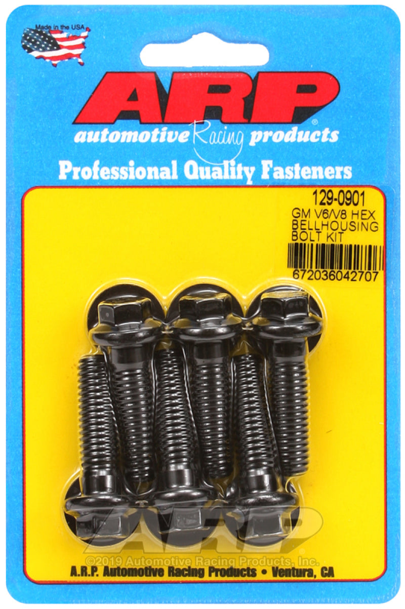 ARP GM V6/V8 Hex Bellhousing Bolt Kit ARP Hardware Kits - Other AXOPROS