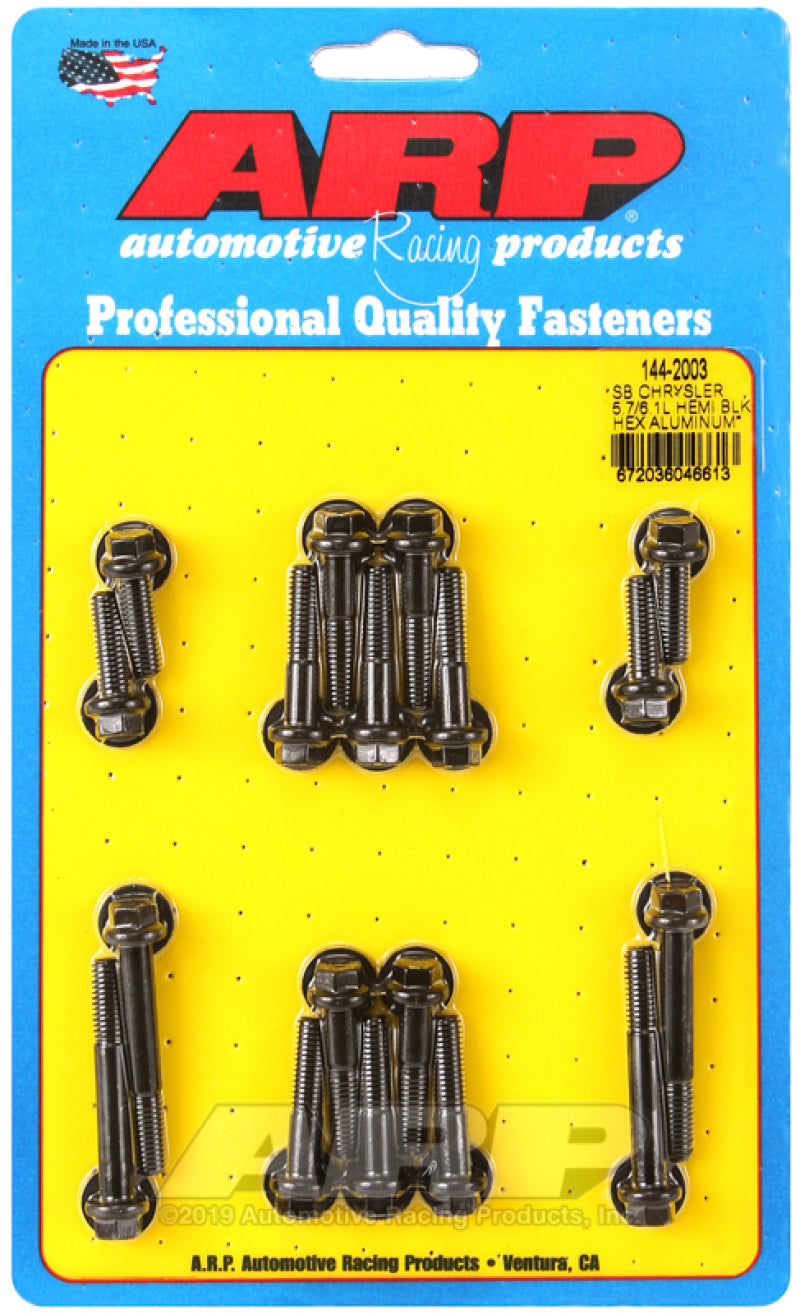 ARP Small Block Chrysler 5.7/6.1L Hemi Hex Aluminum Intake Manifold Bolt Kit ARP Hardware Kits - Other AXOPROS