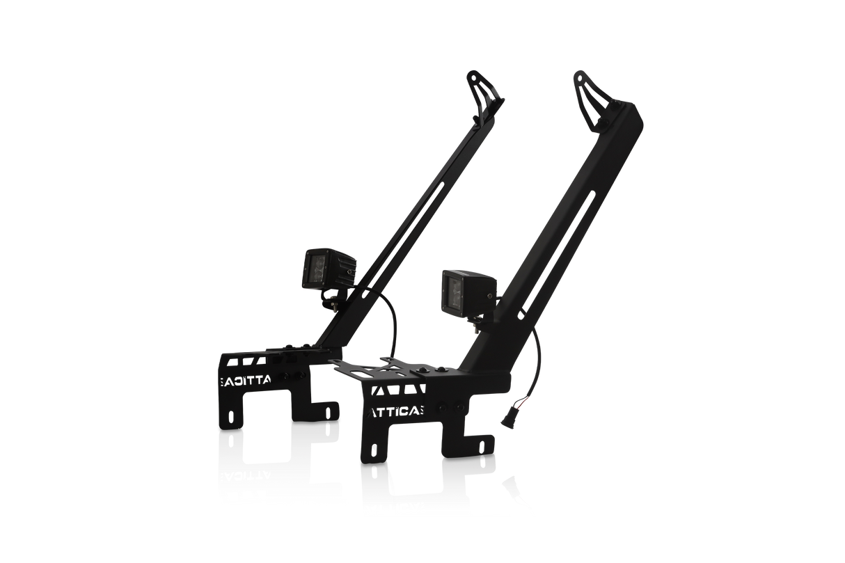 Attica A Pillar Light Mount Breaket Attica 4x4 Auxiliary Light Mounting Bracket  AXOPROS