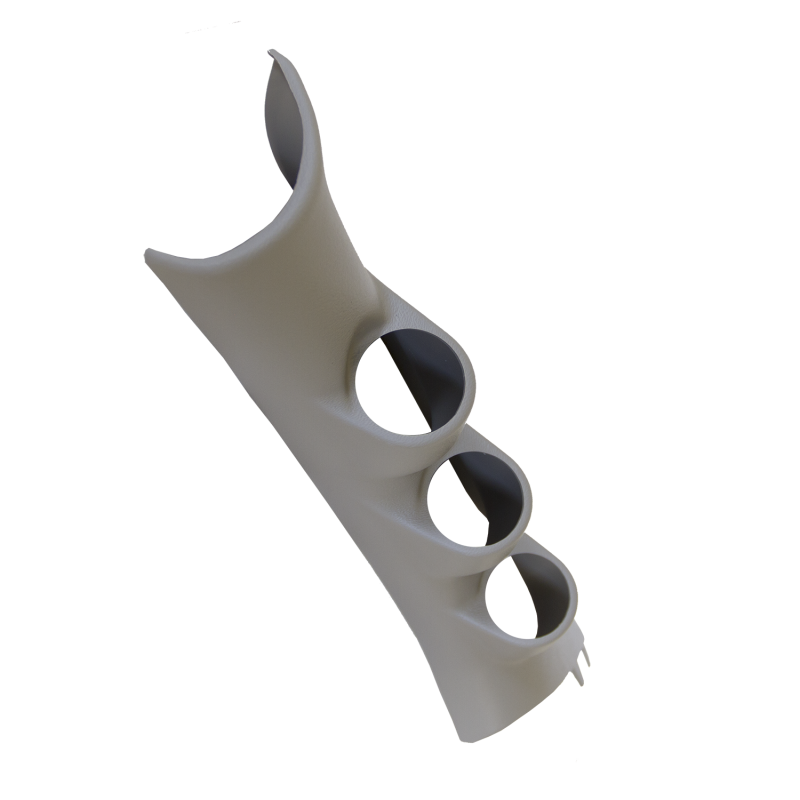 Autometer 10-12 Dodge Ram 52mm Taupe Triple Pillar Pod AutoMeter Gauge Pods AXOPROS
