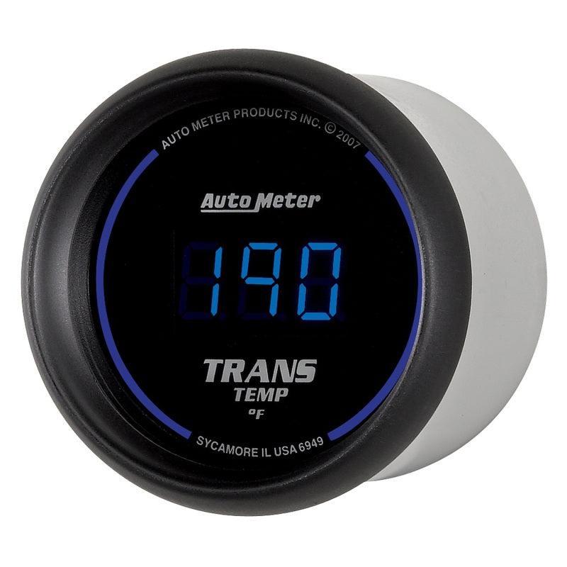 Autometer 52.4mm Black Digital Trans Temperature Gauge AutoMeter Gauges AXOPROS