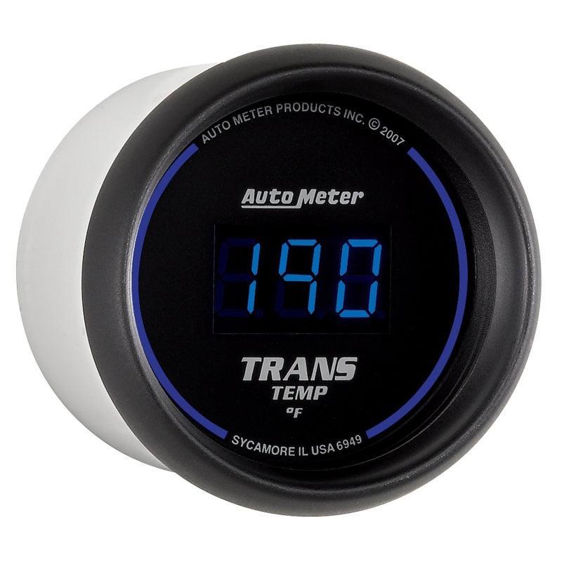 Autometer 52.4mm Black Digital Trans Temperature Gauge AutoMeter Gauges AXOPROS