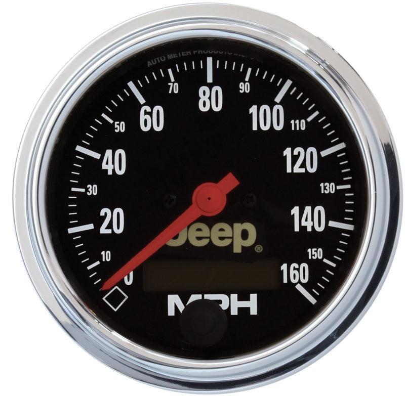 Autometer 87-96 Jeep Wrangler YJ 7pc Direct-Fit Dash Gauge Kit AutoMeter Gauges AXOPROS