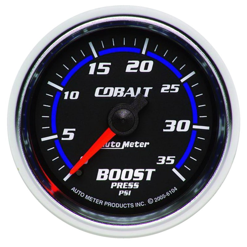 Autometer Cobalt 52mm 0-35 psi Mechanical Boost Gauge AutoMeter Gauges AXOPROS