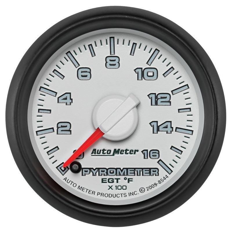 Autometer Factory Match 52.4mm Full Sweep Electronic 0-1600 Deg F EGT/Pyrometer Gauge AutoMeter Gauges AXOPROS