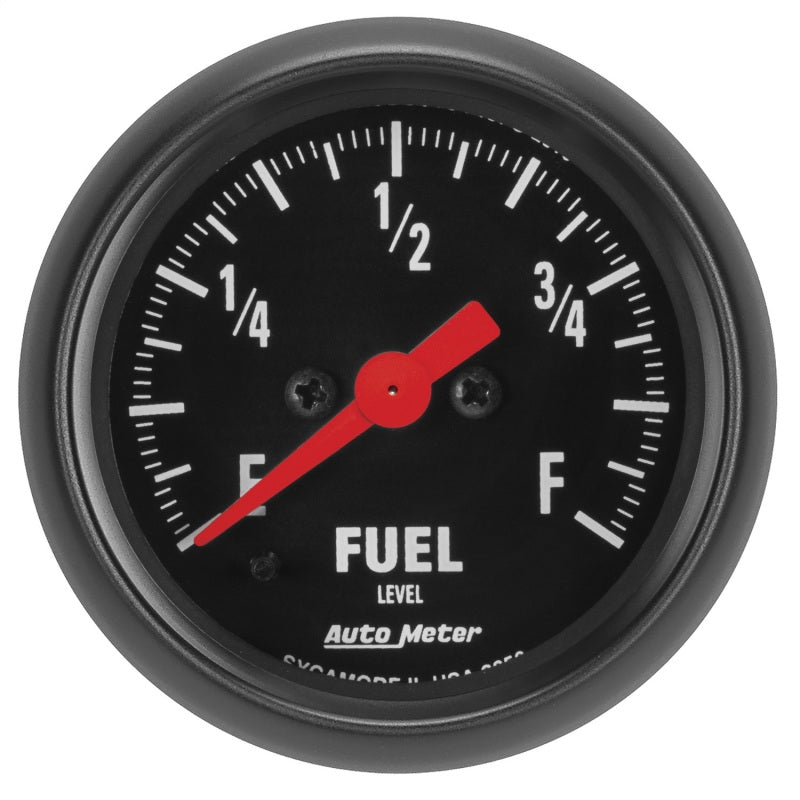 Autometer Z Series 0-280Ohm 2-1/16in. Programmable Fuel Level Gauge AutoMeter Gauges AXOPROS