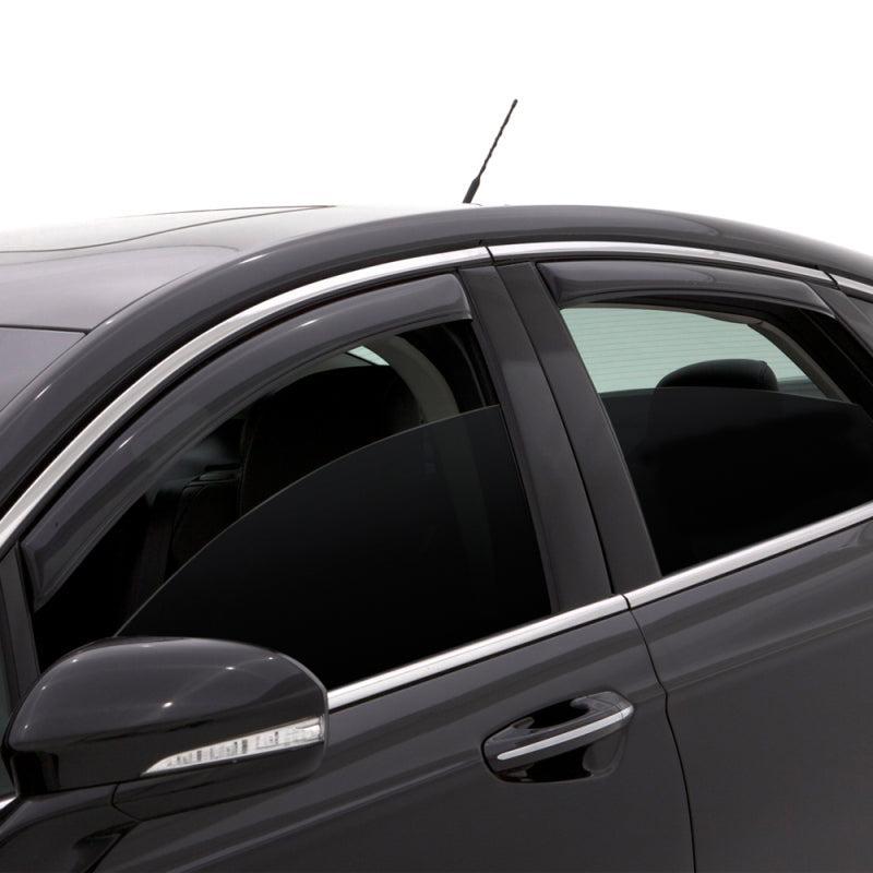 AVS 01-05 Honda Civic Ventvisor In-Channel Front & Rear Window Deflectors 4pc - Smoke AVS Wind Deflectors AXOPROS