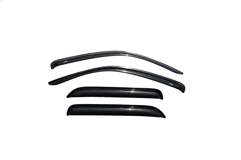 AVS 01-12 Ford Escape Ventvisor Outside Mount Window Deflectors 4pc - Smoke AVS Wind Deflectors  AXOPROS