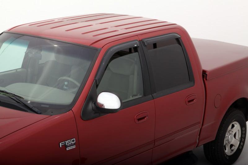 AVS 02-03 Lincoln Blackwood Ventvisor Outside Mount Window Deflectors 4pc - Smoke AVS Wind Deflectors AXOPROS