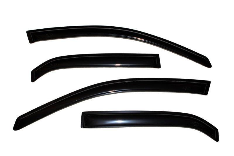 AVS 02-06 Mitsubishi Lancer Ventvisor Outside Mount Window Deflectors 4pc - Smoke AVS Wind Deflectors AXOPROS
