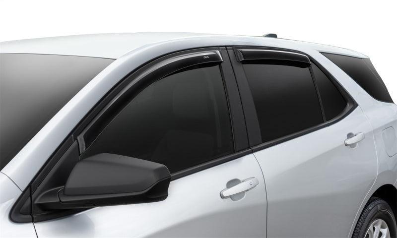 AVS 02-07 Jeep Liberty Ventvisor In-Channel Front & Rear Window Deflectors 4pc - Smoke AVS Wind Deflectors AXOPROS