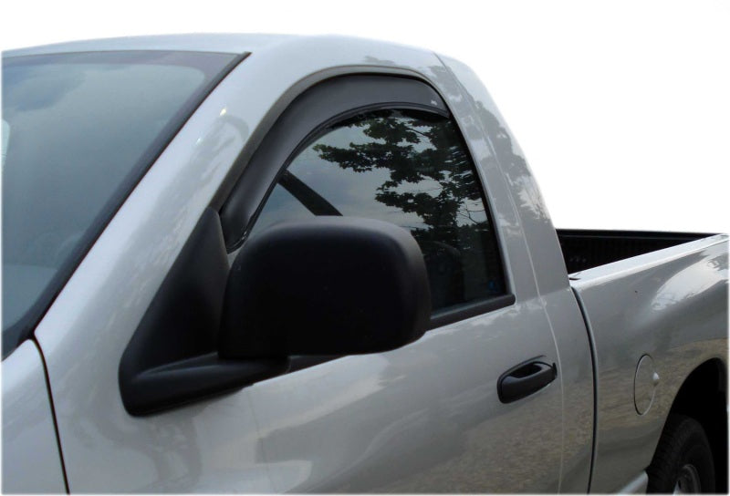 AVS 02-08 Dodge RAM 1500 Standard Cab Ventvisor In-Channel Window Deflectors 2pc - Smoke AVS Wind Deflectors AXOPROS