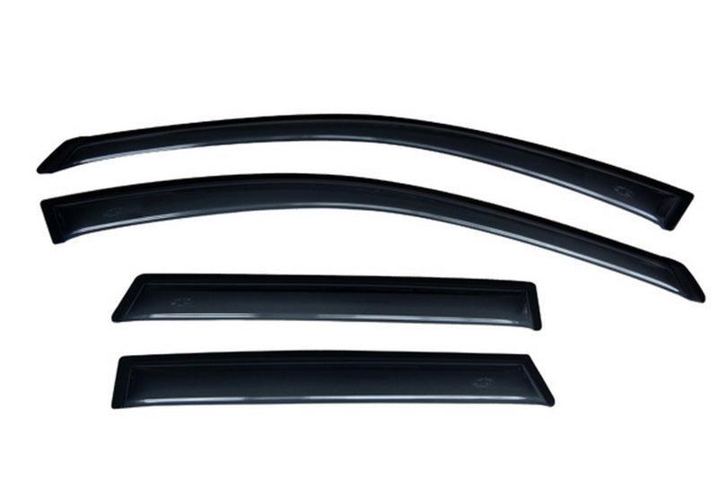 AVS 03-07 Nissan Murano Ventvisor Outside Mount Window Deflectors 4pc - Smoke AVS Wind Deflectors AXOPROS
