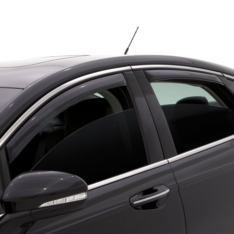 AVS 03-08 Toyota Corolla Ventvisor In-Channel Front & Rear Window Deflectors 4pc - Smoke AVS Wind Deflectors AXOPROS