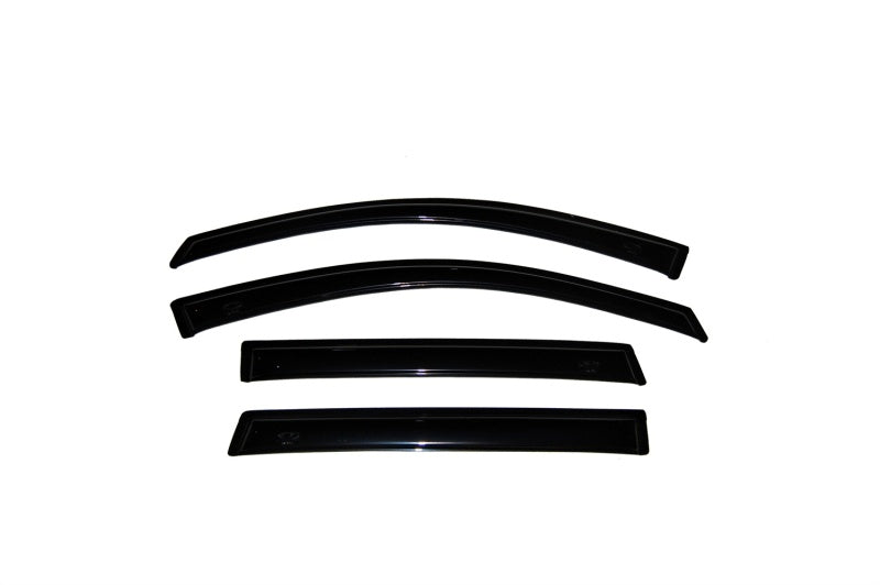 AVS 03-08 Toyota Corolla Ventvisor Outside Mount Window Deflectors 4pc - Smoke AVS Wind Deflectors AXOPROS