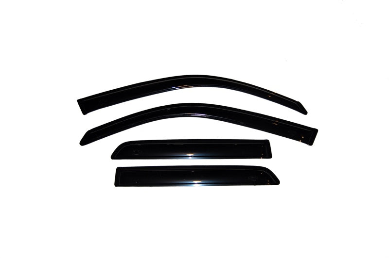 AVS 03-09 Toyota 4Runner Ventvisor Outside Mount Window Deflectors 4pc - Smoke AVS Wind Deflectors AXOPROS
