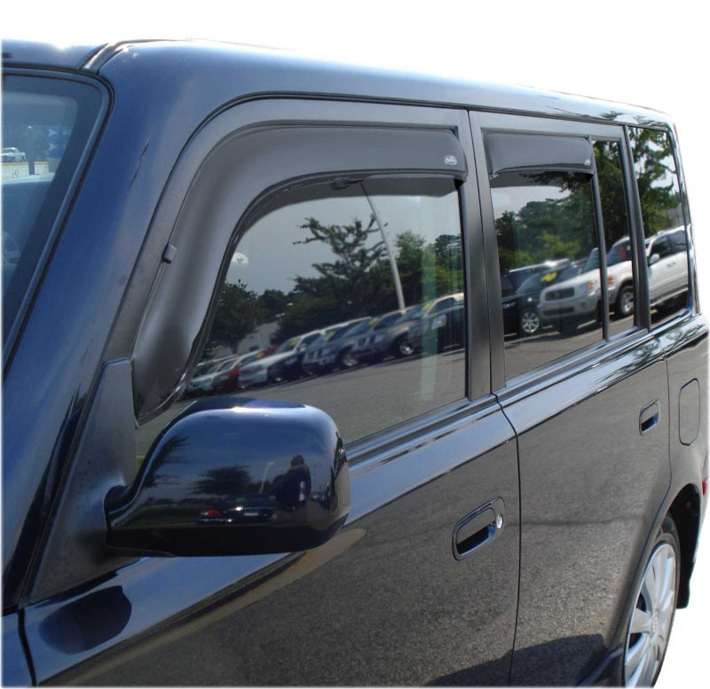 AVS 04-06 Scion XB Ventvisor In-Channel Front & Rear Window Deflectors 4pc - Smoke AVS Wind Deflectors AXOPROS