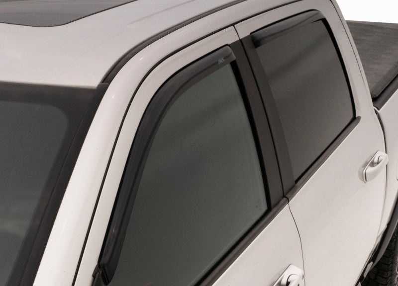 AVS 06-14 Honda Ridgeline Ventvisor In-Channel Front & Rear Window Deflectors 4pc - Smoke AVS Wind Deflectors AXOPROS