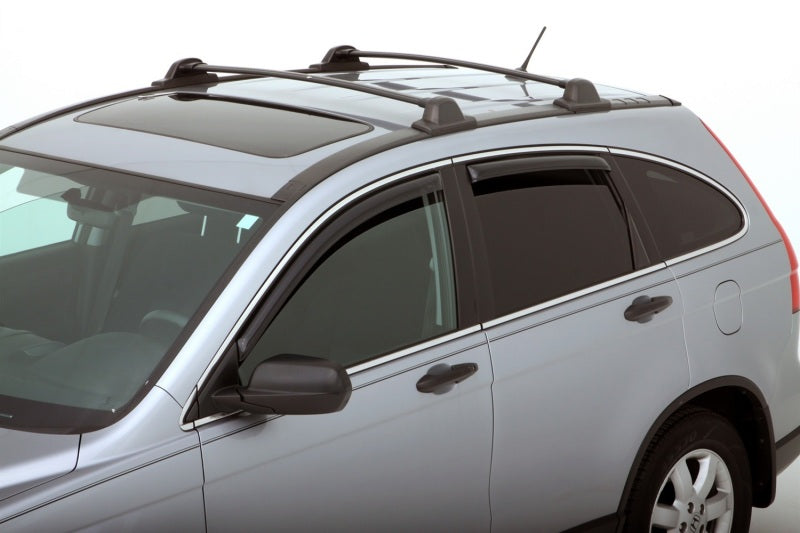 AVS 07-11 Honda CR-V Ventvisor In-Channel Front & Rear Window Deflectors 4pc - Smoke AVS Wind Deflectors AXOPROS