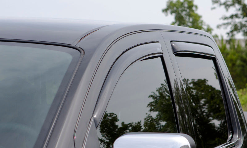 AVS 07-13 Chevy Silverado 1500 Ext. Cab Ventvisor Front & Rear Window Deflectors 4pc - Smoke AVS Wind Deflectors AXOPROS