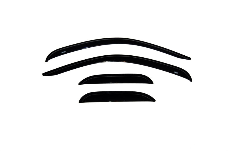 AVS 07-13 Chevy Silverado 1500 Ext. Cab Ventvisor Outside Mount Window Deflectors 4pc - Smoke AVS Wind Deflectors  AXOPROS