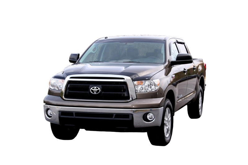 AVS 07-18 Toyota Tundra Crewmax Ventvisor Outside Mount Window Deflectors 4pc - Smoke AVS Wind Deflectors AXOPROS